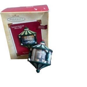 Hallmark Keepsake Ornament 2004 Thomas Kinkade Victorian Christmas Ornament-GUC
